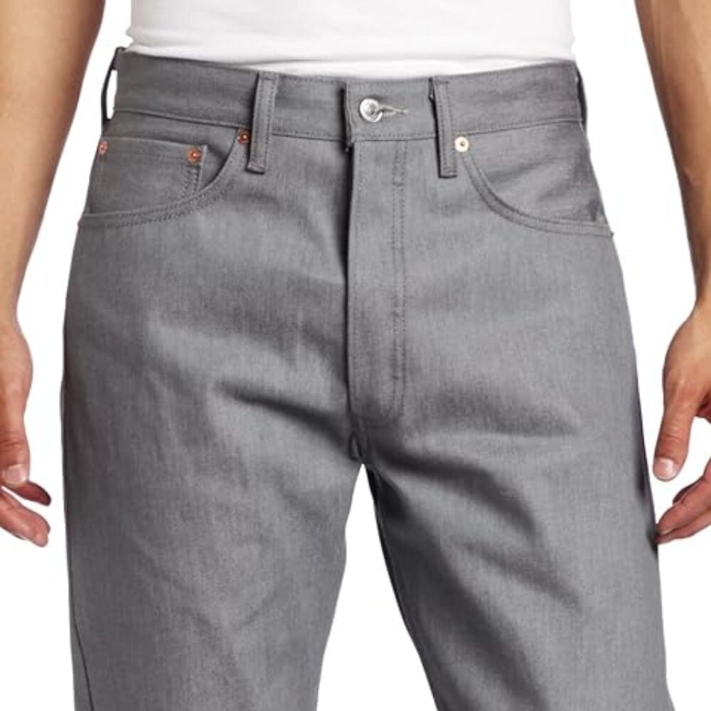 Levi’s 501 Original Fit Jeans Medium Gray Wash 30x34 Button Fly